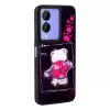 ViVo Y17s Case Shining Embossed  Amas Silicone Cover with Iconic Figure