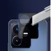 Vivo Y22  Siyah Çerçeveli Lens Koruma Parlak Renkli Kamera Koruyucu CL-08 Cam 3D-Kamera-Cam