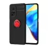 Xiaomi Mi 10T 5G Kılıf Lopard Kamera Korumalı Yüzüklü Standlı Koruyucu Orjinal Kalite Ravel