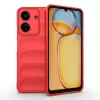 Xiaomi Poco C65 Kılıf Esnek TPU Oyuklu Arka Yüzey Tasarımlı  Etnik Silikon Kapak