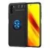 Xiaomi Poco M3 Kılıf Lopard Kamera Korumalı Yüzüklü Standlı Koruyucu Orjinal Kalite Ravel