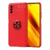 Xiaomi Poco M3 Kılıf Lopard Kamera Korumalı Yüzüklü Standlı Koruyucu Orjinal Kalite Ravel