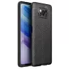 Xiaomi Poco X3 Kılıf Lopard Kamera Korumalı Deri Orjinal Görünümlü Kapak Niss