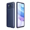 Xiaomi Poco X3 Kılıf Lopard Kamera Korumalı Karbon Desenli Negro Kapak Orijinal Yüzey Kılıf