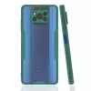 Xiaomi Poco X3 Kılıf Parfe Silikon Kapak Kamera Korumalı Kılıf Ultra Ince Buzlu Mat Renkli