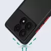 Xiaomi Poco X6 Pro Kılıf Tuşlu Mat Parmak Izi Yapmaz Kamera Korumalı Sert Silikon Hux