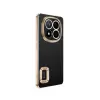 Xiaomi Poco X7 Kamera Lens Korumalı Şeffaf Renkli Logo Gösteren Omega Kapak