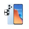 Xiaomi Redmi 12  Siyah Çerçeveli Lens Koruma Parlak Renkli Kamera Koruyucu CL-08 Cam 3D-Kamera-Cam