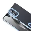 Xiaomi Redmi Note 12s Kamera Lens Korumalı Şeffaf Renkli Logo Gösteren Omega Kapak