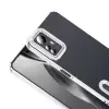 Xiaomi Redmi Note 12s Kamera Lens Korumalı Şeffaf Renkli Logo Gösteren Omega Kapak