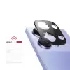 Xiaomi Redmi Note 13 Pro 4G  Siyah Çerçeveli Lens Koruma Parlak Renkli Kamera Koruyucu CL-08 Cam 3D-Kamera-Cam