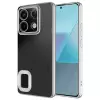 Xiaomi Redmi Note 13 Pro 5G Kamera Lens Korumalı Şeffaf Renkli Logo Gösteren Parlak Omega Kapak