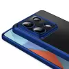 Xiaomi Redmi Note 13 Pro 5G Kamera Lens Korumalı Şeffaf Renkli Logo Gösteren Parlak Omega Kapak