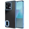 Xiaomi Redmi Note 13 Pro 5G Kamera Lens Korumalı Şeffaf Renkli Logo Gösteren Parlak Omega Kapak