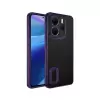 Xiaomi Redmi Note 14 4g Kamera Lens Korumalı Şeffaf Renkli Logo Gösteren Omega Kapak