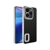 Xiaomi Redmi Note 14 4g Kamera Lens Korumalı Şeffaf Renkli Logo Gösteren Omega Kapak