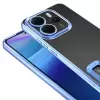 Xiaomi Redmi Note 14 4g Kamera Lens Korumalı Şeffaf Renkli Logo Gösteren Omega Kapak