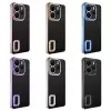 Xiaomi Redmi Note 14 4g Kamera Lens Korumalı Şeffaf Renkli Logo Gösteren Omega Kapak