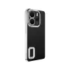 Xiaomi Redmi Note 14 4g Kamera Lens Korumalı Şeffaf Renkli Logo Gösteren Omega Kapak