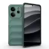 Xiaomi Redmi Note 14 4g Kılıf Esnek Tpu Oyuklu Arka Yüzey Tasarımlı Lopard Etnik Silikon Kapak