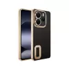Xiaomi Redmi Note 14 5g Kamera Lens Korumalı Şeffaf Renkli Logo Gösteren Omega Kapak