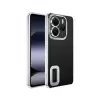 Xiaomi Redmi Note 14 5g Kamera Lens Korumalı Şeffaf Renkli Logo Gösteren Omega Kapak