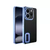 Xiaomi Redmi Note 14 5g Kamera Lens Korumalı Şeffaf Renkli Logo Gösteren Omega Kapak