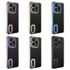 Xiaomi Redmi Note 14 5g Kamera Lens Korumalı Şeffaf Renkli Logo Gösteren Omega Kapak