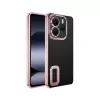 Xiaomi Redmi Note 14 5g Kamera Lens Korumalı Şeffaf Renkli Logo Gösteren Omega Kapak