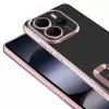 Xiaomi Redmi Note 14 5g Kamera Lens Korumalı Şeffaf Renkli Logo Gösteren Omega Kapak
