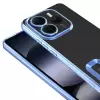 Xiaomi Redmi Note 14 5g Kamera Lens Korumalı Şeffaf Renkli Logo Gösteren Omega Kapak