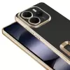 Xiaomi Redmi Note 14 5g Kamera Lens Korumalı Şeffaf Renkli Logo Gösteren Omega Kapak