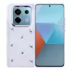 Xiaomi Redmi Note 14 Pro 4g Kılıf Airbag Tasarımlı Simli Şeffaf Lopard Kutup Kapak