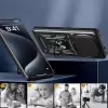 Xiaomi Redmi Note 14 Pro 4g Kılıf Magnetik Standlı Kamera Korumalı Lopard Sürgülü Kamera Korumalı Yüzüklü Tasarım Armor Vega