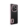 Xiaomi Redmi Note 14 Pro 5g Kamera Lens Korumalı Şeffaf Renkli Logo Gösteren Omega Kapak