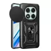 Xiaomi Redmi Note 14 Pro 5g Kılıf Magnetik Standlı Kamera Korumalı Lopard Sürgülü Kamera Korumalı Yüzüklü Tasarım Armor Vega