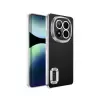 Xiaomi Redmi Note 14 Pro Plus Kamera Lens Korumalı Şeffaf Renkli Logo Gösteren Omega Kapak