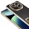 Xiaomi Redmi Note 14 Pro Plus Kamera Lens Korumalı Şeffaf Renkli Logo Gösteren Omega Kapak
