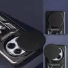 Xiaomi Redmi Note 14 Pro Plus Kılıf Magnetik Standlı Kamera Korumalı Lopard Sürgülü Kamera Korumalı Yüzüklü Tasarım Armor Vega