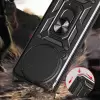 Xiaomi Redmi Note 14 Pro Plus Kılıf Magnetik Standlı Kamera Korumalı Lopard Sürgülü Kamera Korumalı Yüzüklü Tasarım Armor Vega