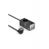 Yesido Mc35 2500w 1.5m Ekstra 2 Adet 18w Usb Ve 2 Adet 20w Type-c Çıkışlı Priz Uzatıcı - Siyah