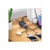 Yesido Mc35 2500w 1.5m Ekstra 2 Adet 18w Usb Ve 2 Adet 20w Type-c Çıkışlı Priz Uzatıcı - Siyah