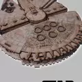 3d Ahşap Puzzle Star Wars Millennium Falcon Yapboz Savaş Uzay Gemisi Puzzle Hobi Seti ve Yapıştırıcı