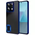 Xiaomi Redmi Note 13 Pro 5G Kamera Lens Korumalı Şeffaf Renkli Logo Gösteren Parlak Omega Kapak