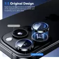 Apple İphone 16 Pro Max Lens Kamera Koruyucu Premium Safir Parmak İzi Bırakmayan CL-12