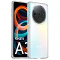 Xiaomi Redmi A3 4g 2024 Kılıf  Kamera Korumalı Renksiz Şeffaf Esnek Silikon Kapak Süper