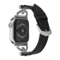 Apple Watch Seri 10 46mm KRD-53 Deri Kordon - Göz Alıcı Şıklık ve Dayanıklılık