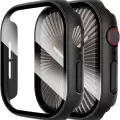 Apple Watch Serisi 10 42mm Sert PC Kasa ve Ekran Koruyucu Gard 35