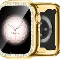 Apple Watch 10 Serisi 46mm Taşlı Kılıf Sert Pc Kasa Koruma Gard 05