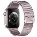 Apple Watch 10 42mm Metal İnce Spor Premium Hasır Kordon Krd-121